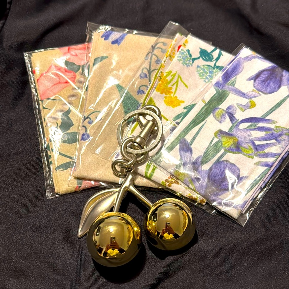 Cherry charm and twillys Decorate your Bag set